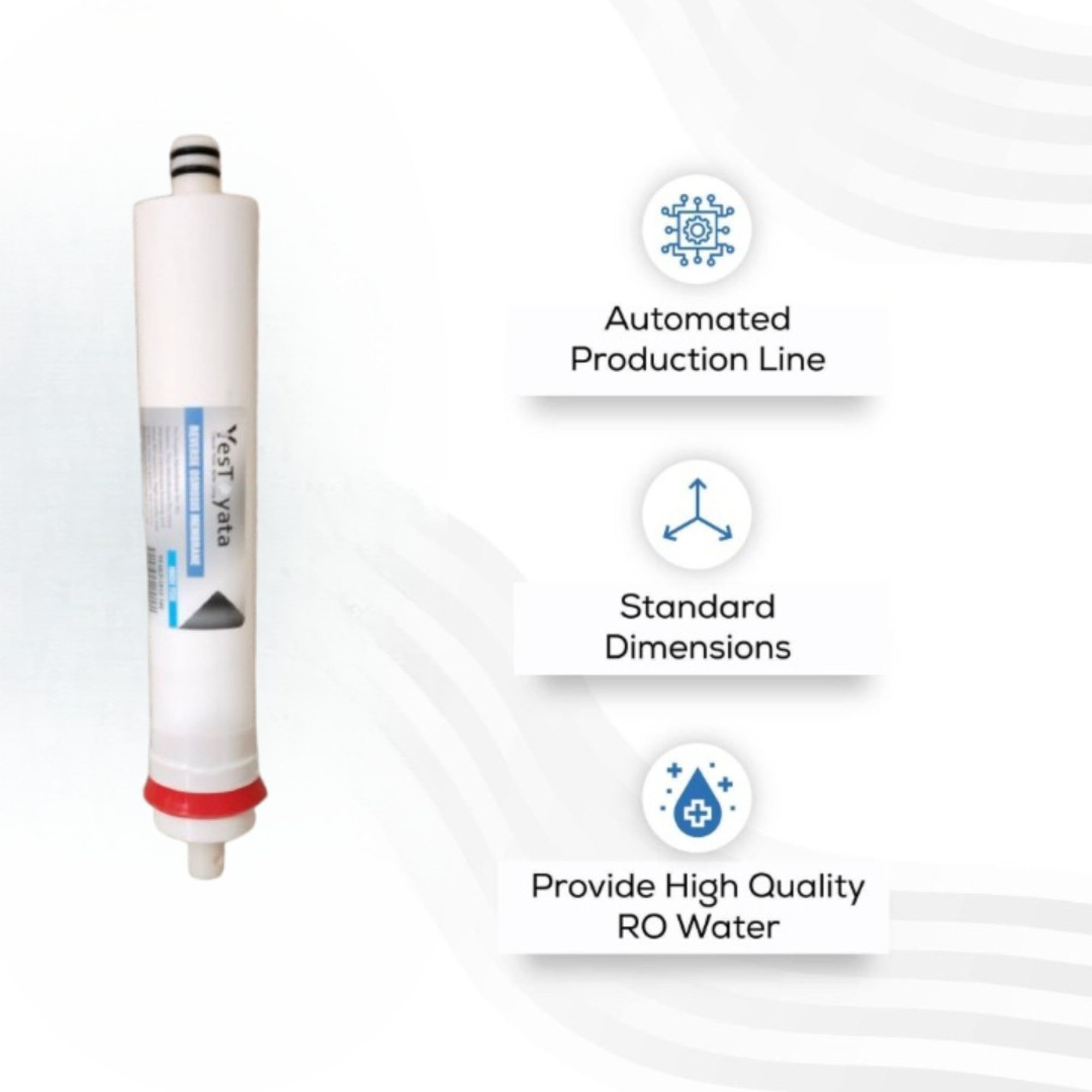 YesToyota RO Membrane Filter for All Standard RO Systems