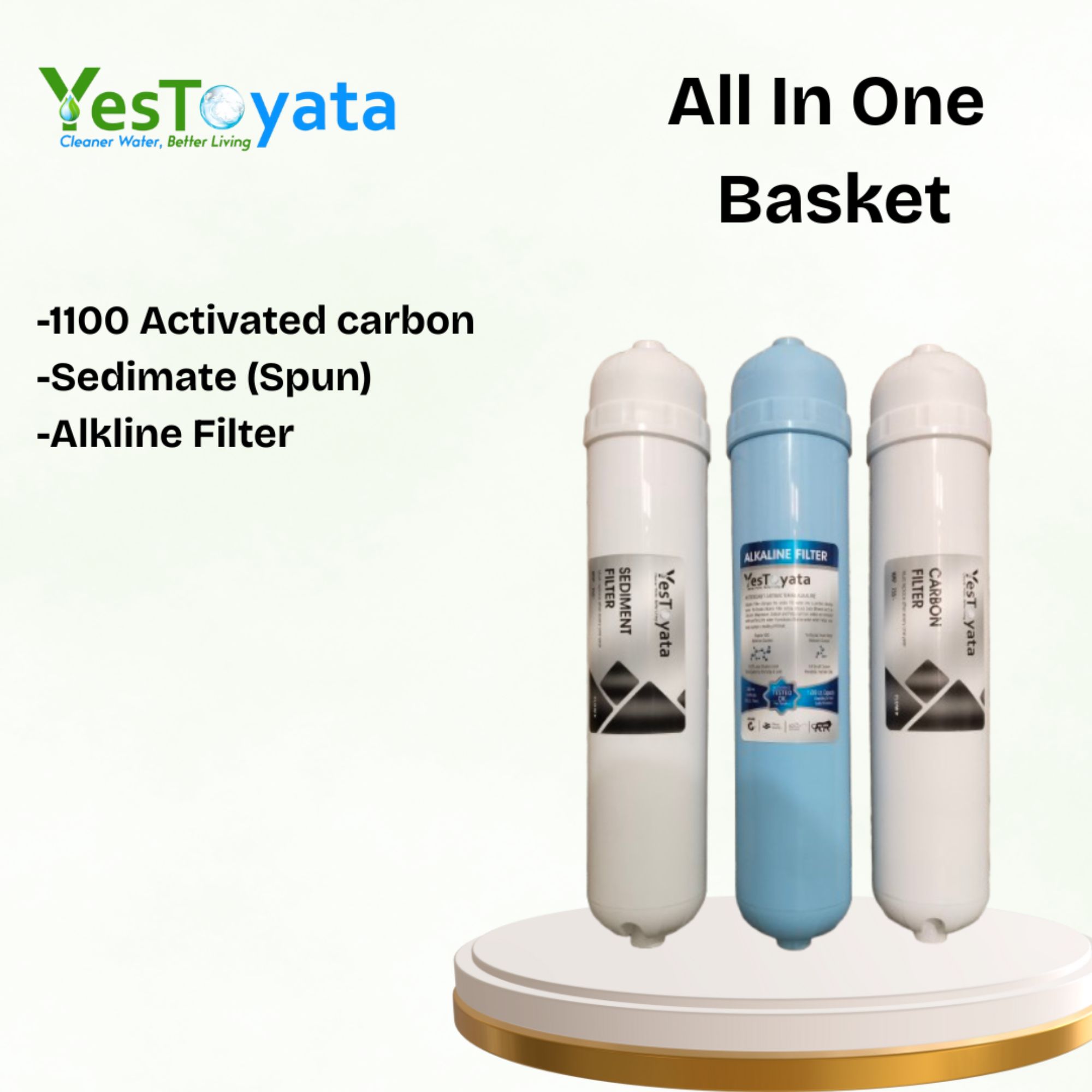 Yestoyata All-in-One RO Water Filter Kit